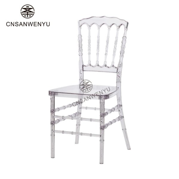 Wholesale Crystal Acrylic Napoleon Chairs | Transparent Wedding & Event Seating