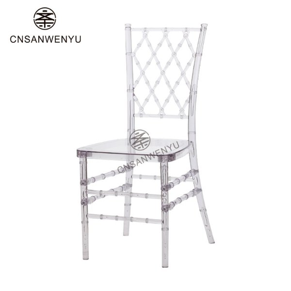 Wholesale Removable Acrylic Chairs | Crystal Mesh Back Wedding & Event Seating