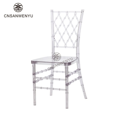 Wholesale Removable Acrylic Chairs | Crystal Mesh Back Wedding & Event Seating
