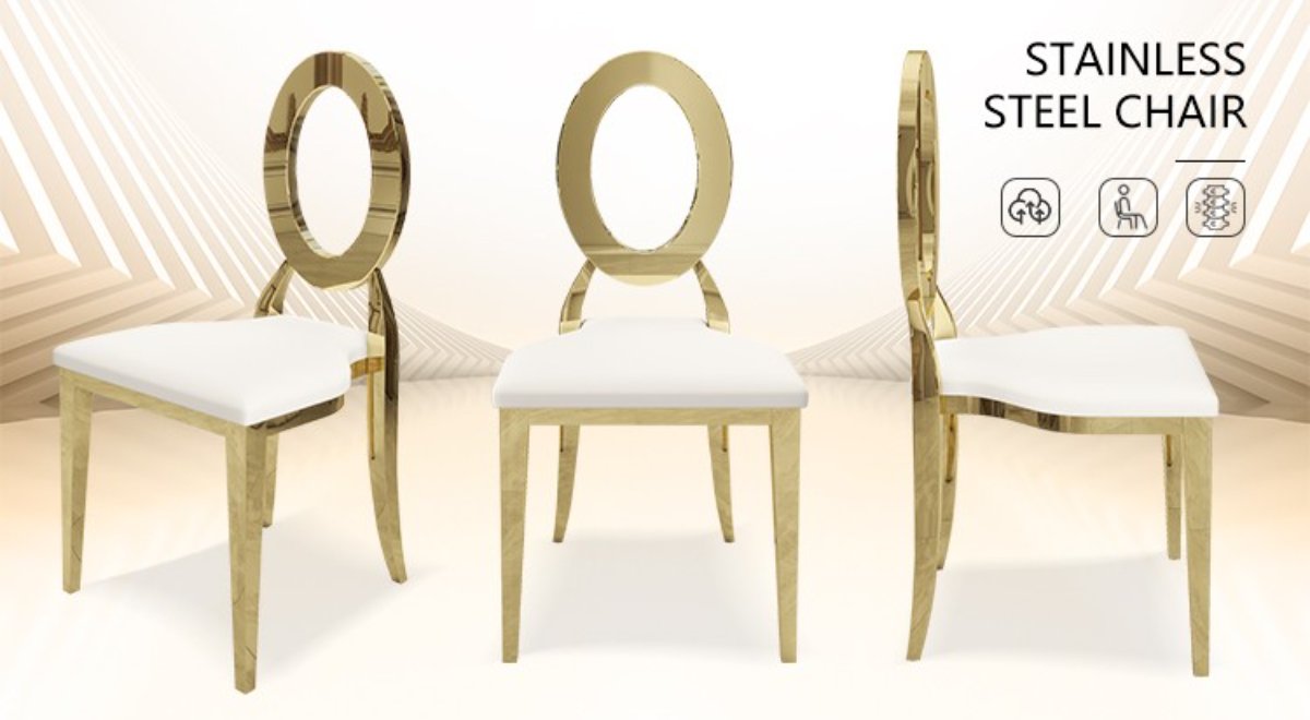 Premium Stainless Steel Wedding Chairs – Durable, Eco-Friendly Seating for Elegant Events
