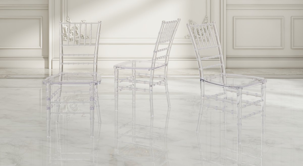 Modular Crystal Wedding Banquet Chairs | Custom Disassembly Design | Factory-Direct