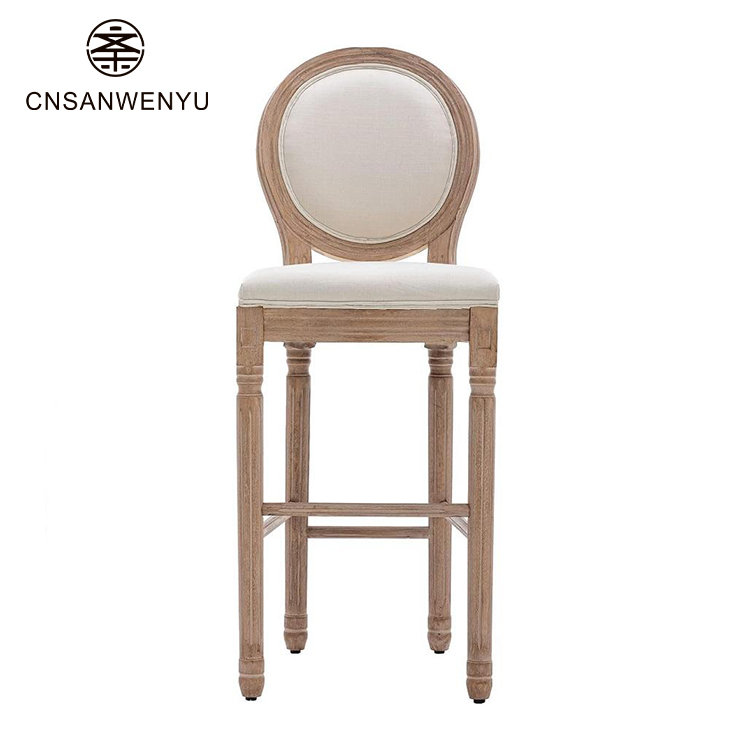 Solid wood high legged Louis chair.jpg