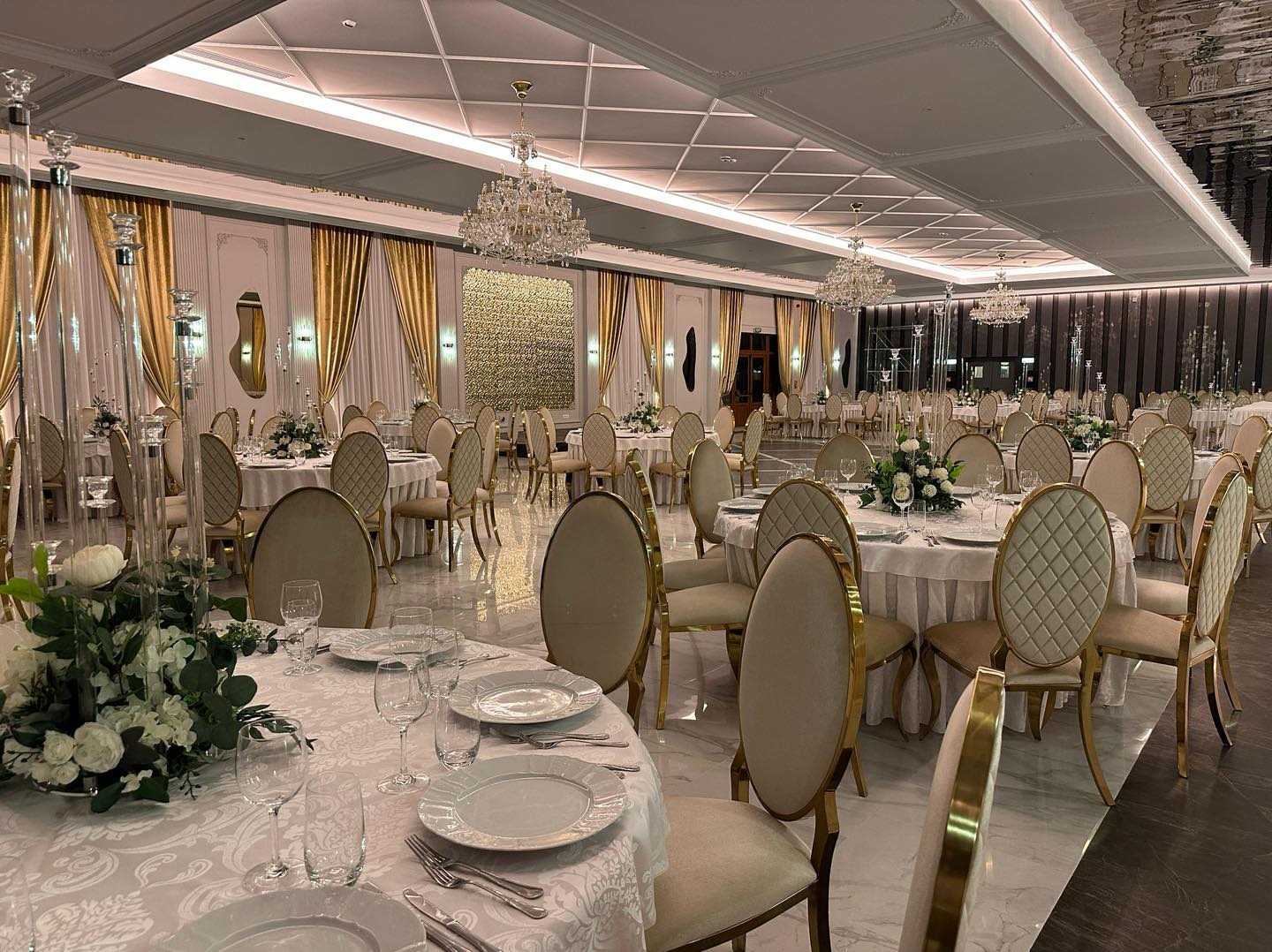 luxury stainless steel wedding chairs for modern banquet and high end wedding events.jpg