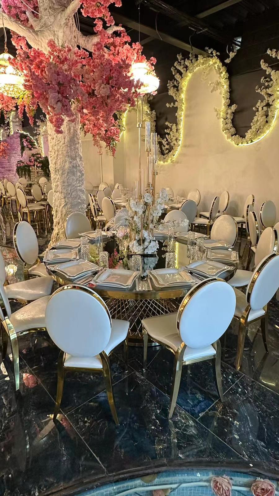 mixed wedding furniture styles with chiavari chairs and wooden tables for modern events.jpg